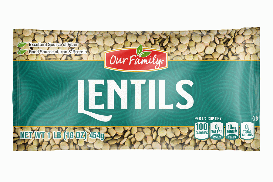 Our Family  lentils, dry Full-Size Picture